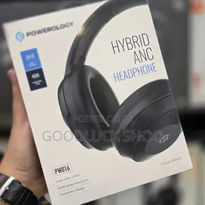 Powerology Hybrid Noise Cancelling Wireless Bluetooth Headphone