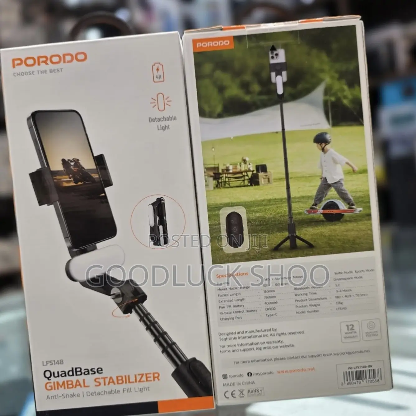 Porodo Quadbase Gimbal Stabilizer