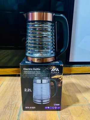 *Mimax Electric Kettle Mx-618r With 2.2l
Durable Material