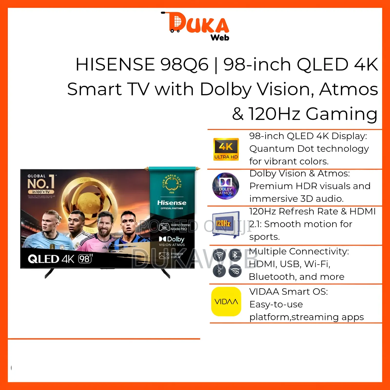 Hisense 98q6 98-Inch Qled Smart Tv