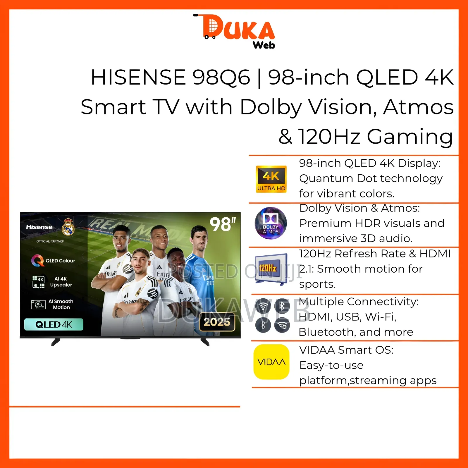 Hisense 98q6 98-Inch Qled Smart Tv