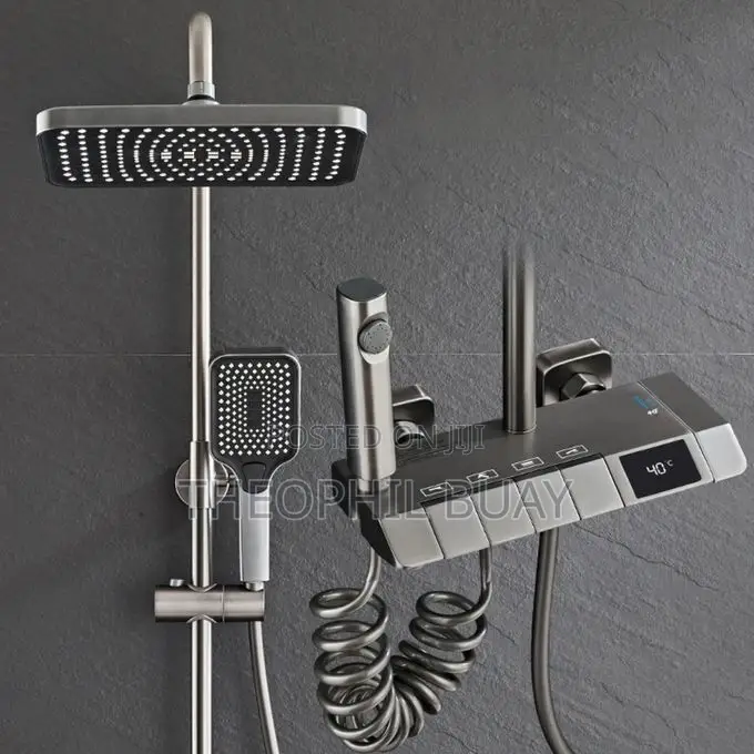 Piano Shower Mixer System Comes With Temperature