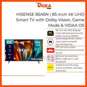 Hisense 85a6n 85-Inch Uhd Smart Tv