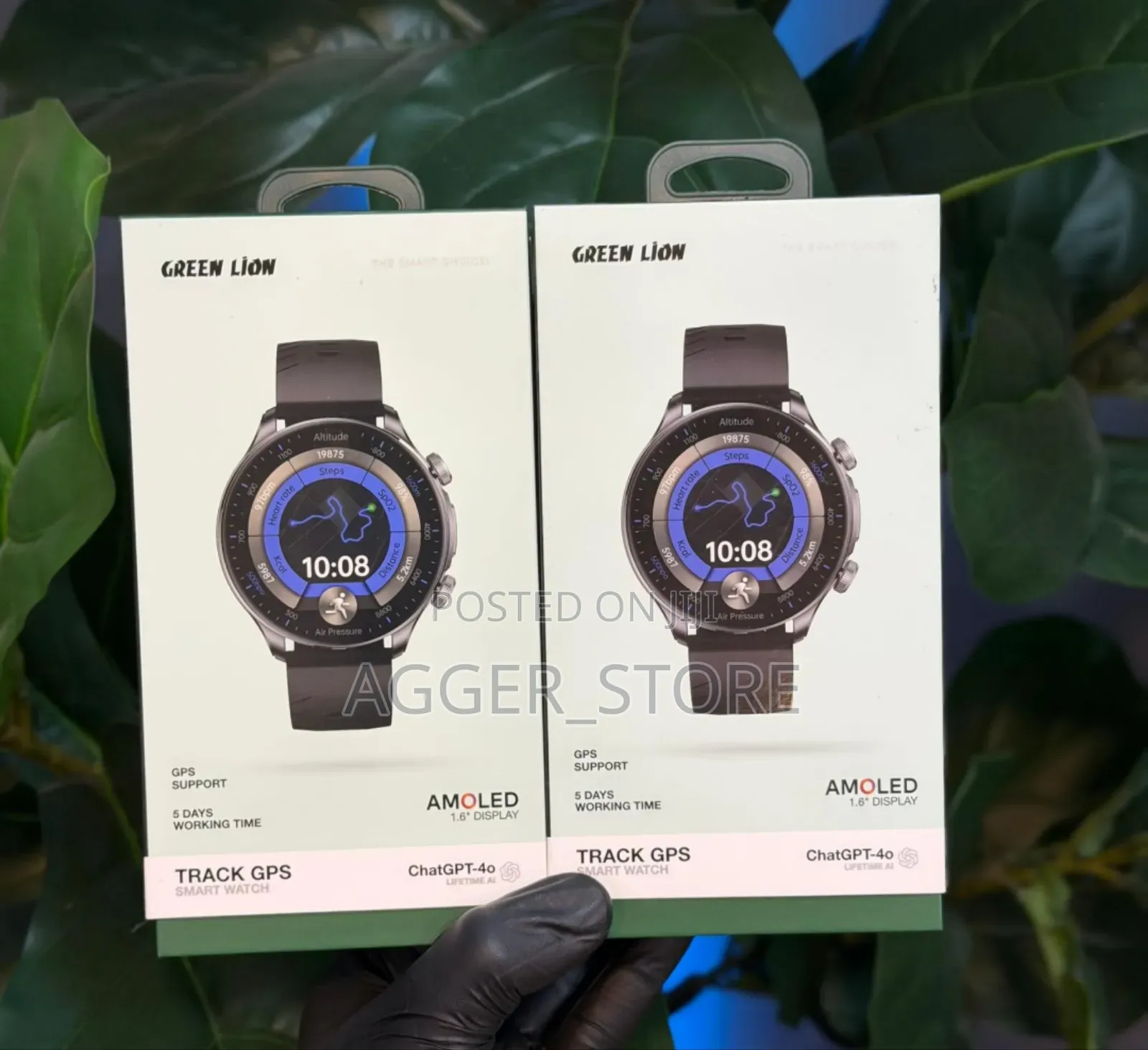 Greenlion Track GPS Smartwatch Amoled Display (Chatgpt 4●)