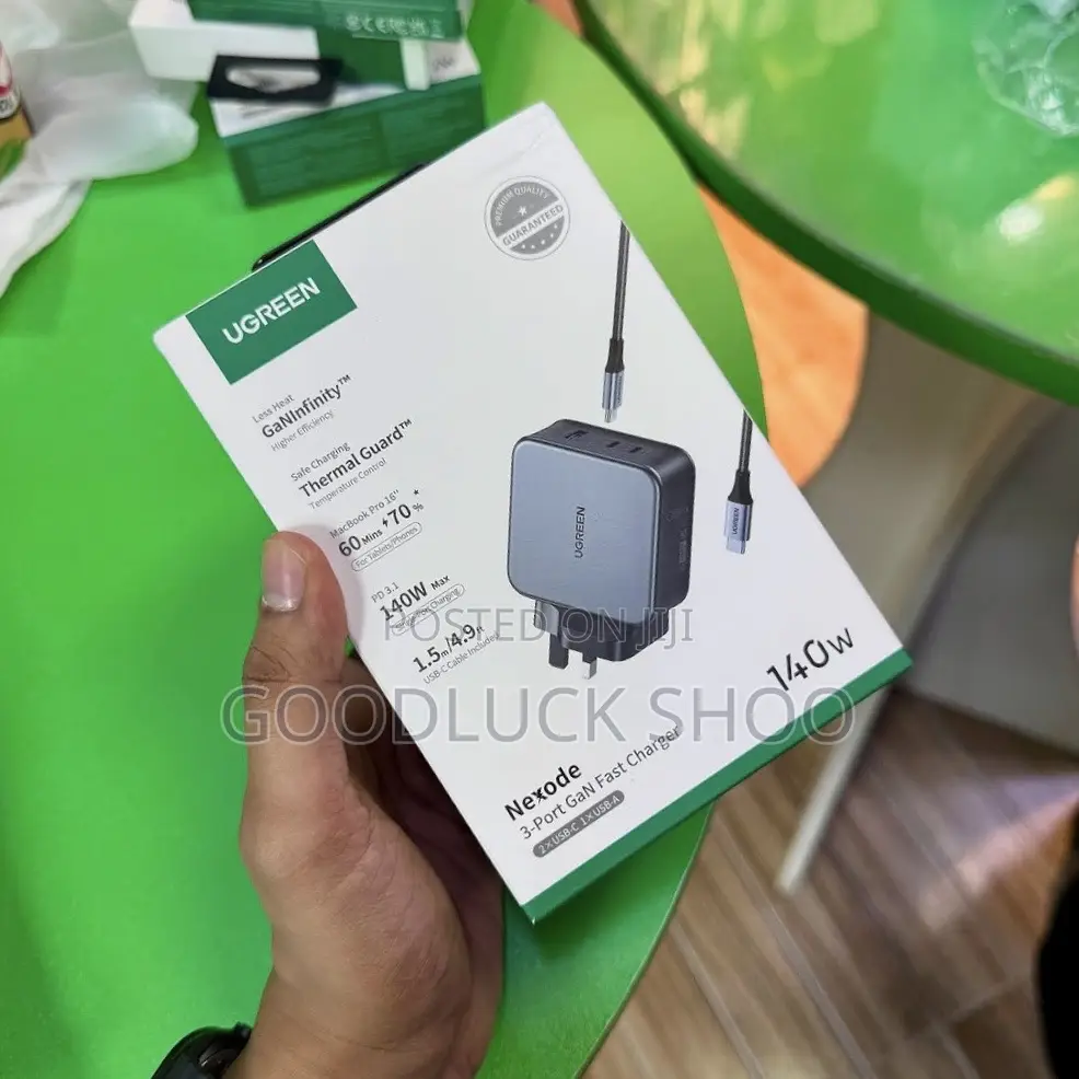 Ugreen Nexode 3 Port Gan Fast Charger 140w
