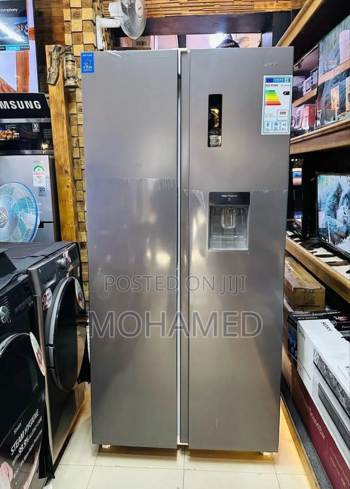 Ailyons Side by Side Fridge 467l