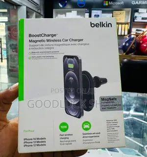 Belkin Boostcharger Magnetic Wireless Car Charger