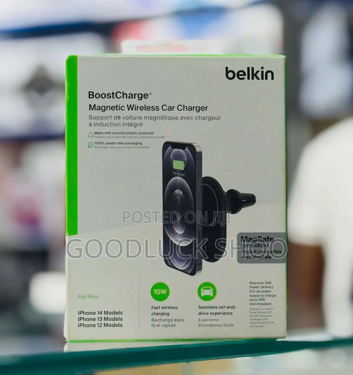 Belkin Boostcharger Magnetic Wireless Car Charger