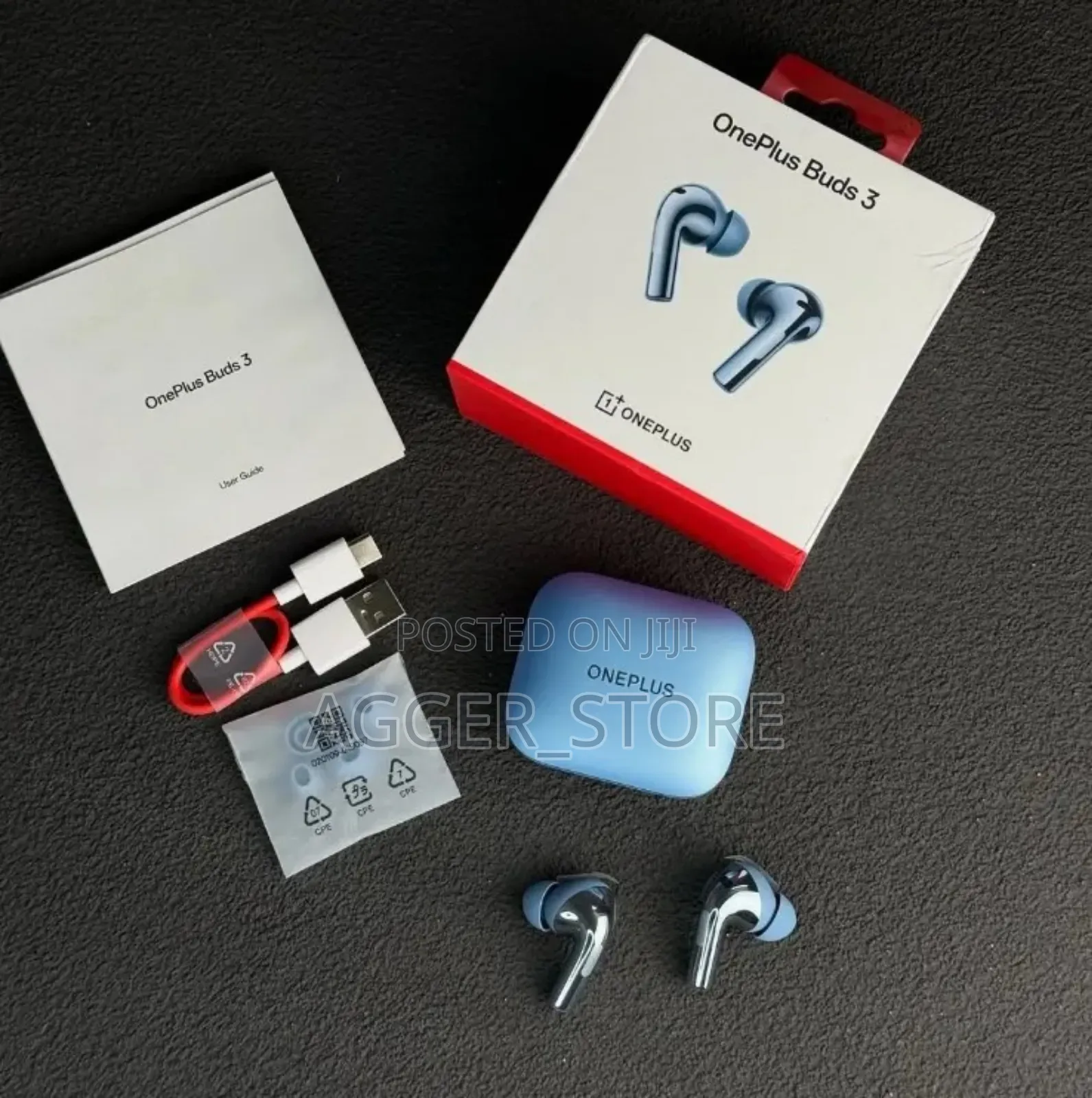 Oneplus Buds 3 Original Airpods With Deep Bass,Anc,