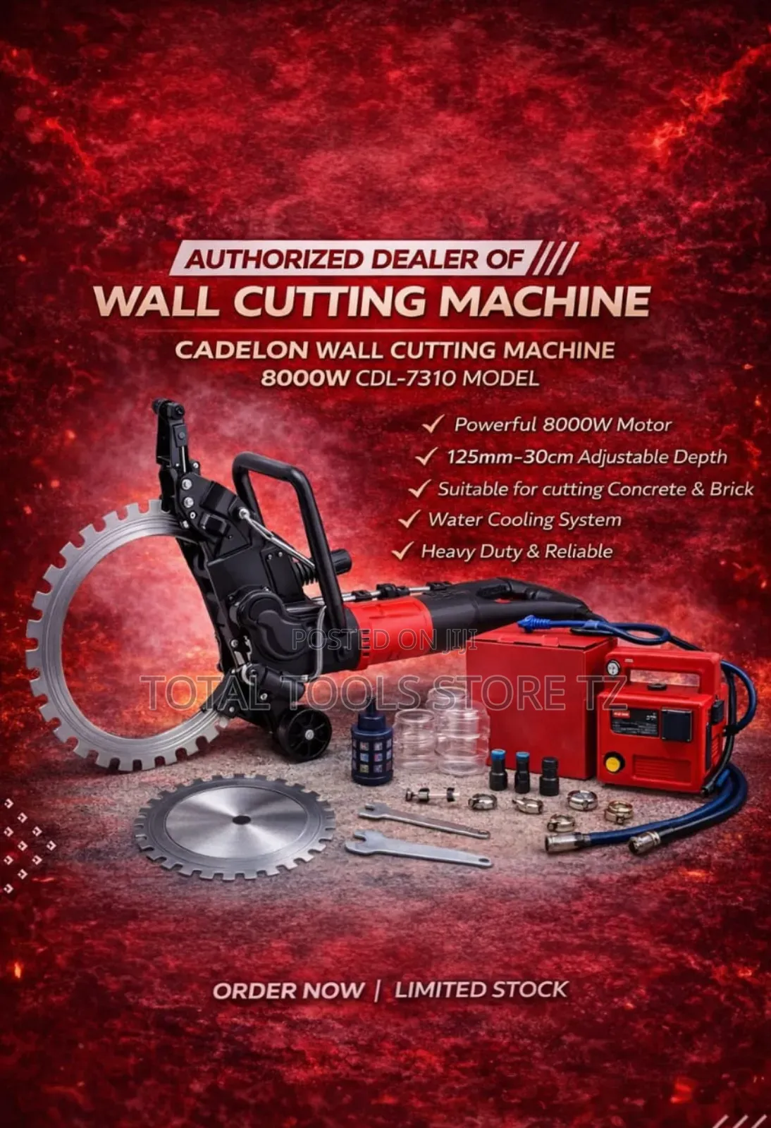Cadelon Wall Cutting Machine 8000w