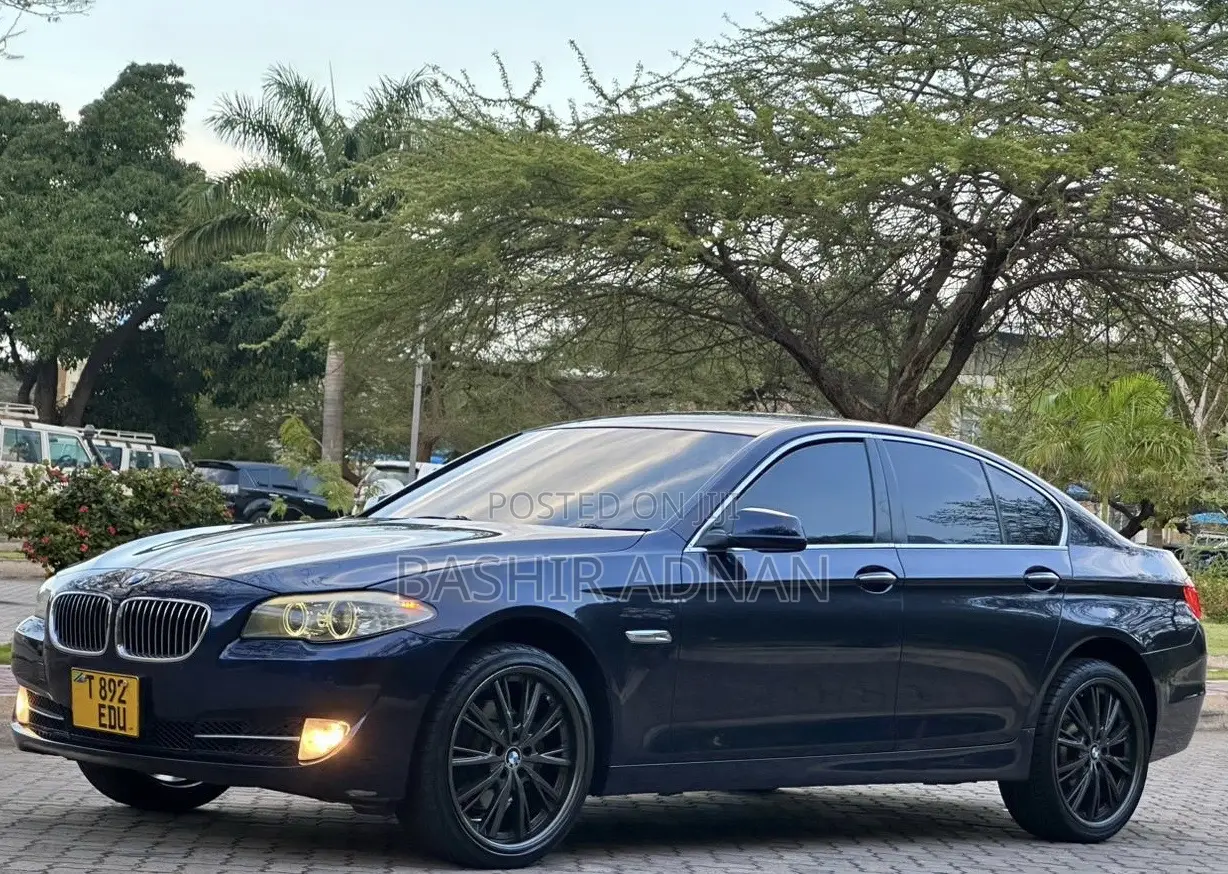 BMW 5 Series 2013 Blue
