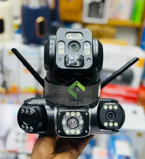 4lens Intelligence CCTV Camera Inatumia Solar Na Umeme Rechargeable