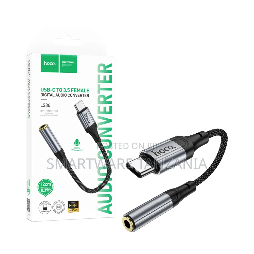 Hoco Ls36 Usb-C to 3.5mm Female Digital Audio Converter Cable