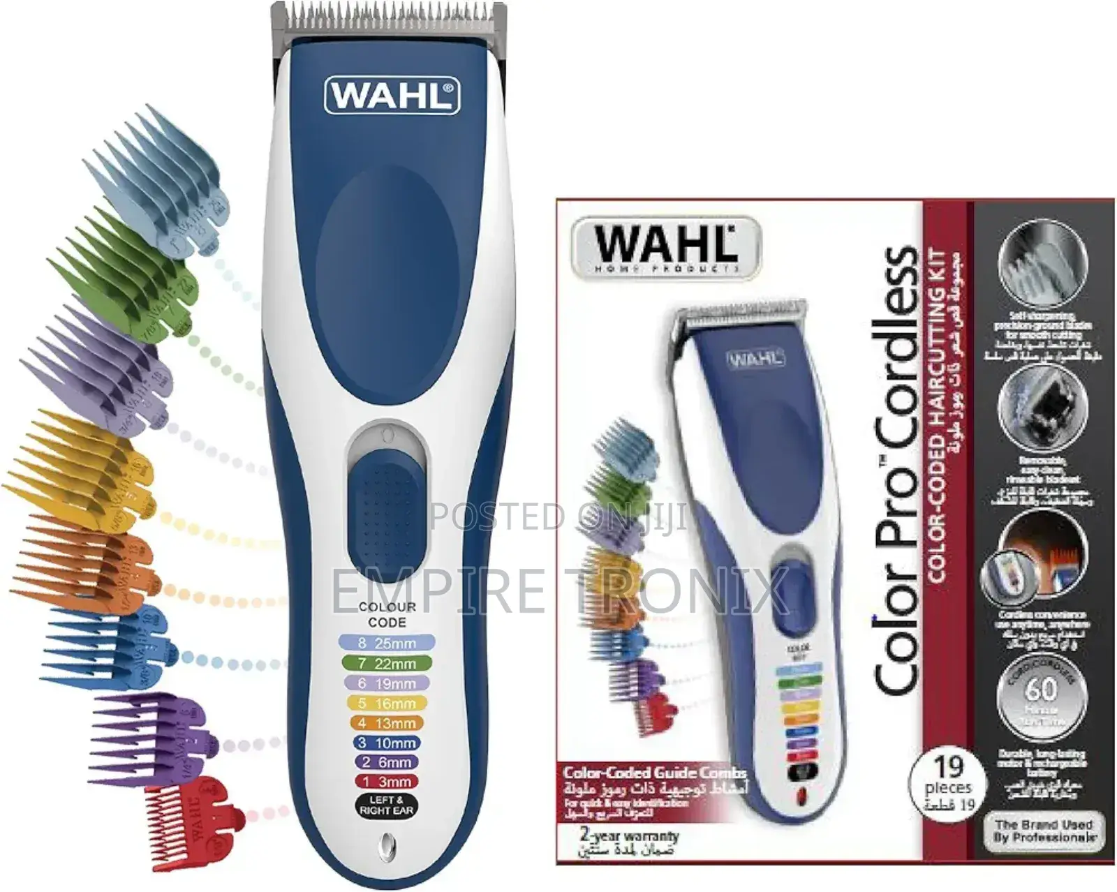 Wahl 09649-1627 Color Pro Cordless Hair Clipper