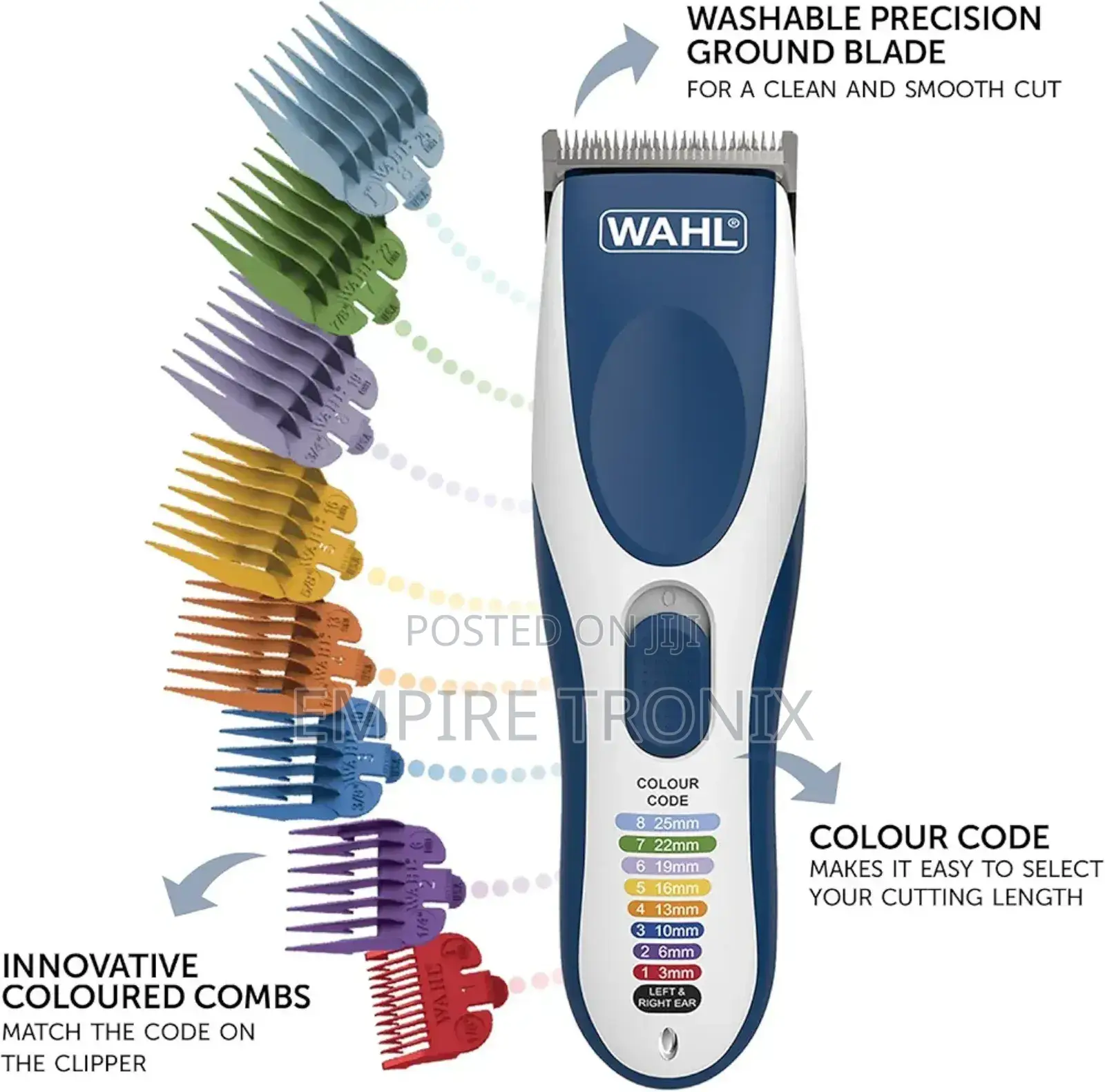 Wahl 09649-1627 Color Pro Cordless Hair Clipper