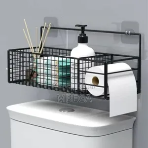 *#Bathroom Shelves With Toilet Paper Holder