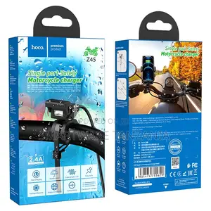 Hoco Z45 Single Port Safety Motorcycle Charger 2.4a Waterproof