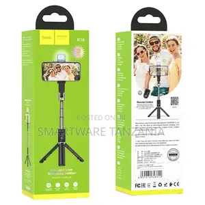 Hoco Fill Light Live Broadcast Selfie Stick Tripod Remote