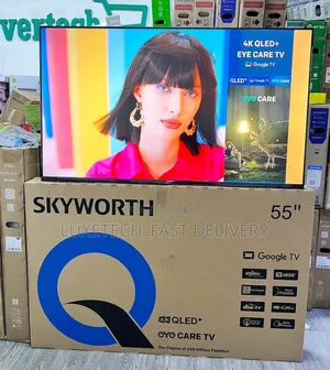 Skyworth 55" Smart Uhd Qled Google Tv