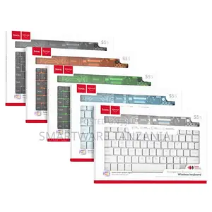 Hoco S55 Transparent Wireless Keyboard RGB Rainbow Lights Bt