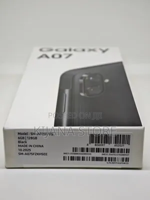 New Samsung Galaxy A07 4G 64 GB Black