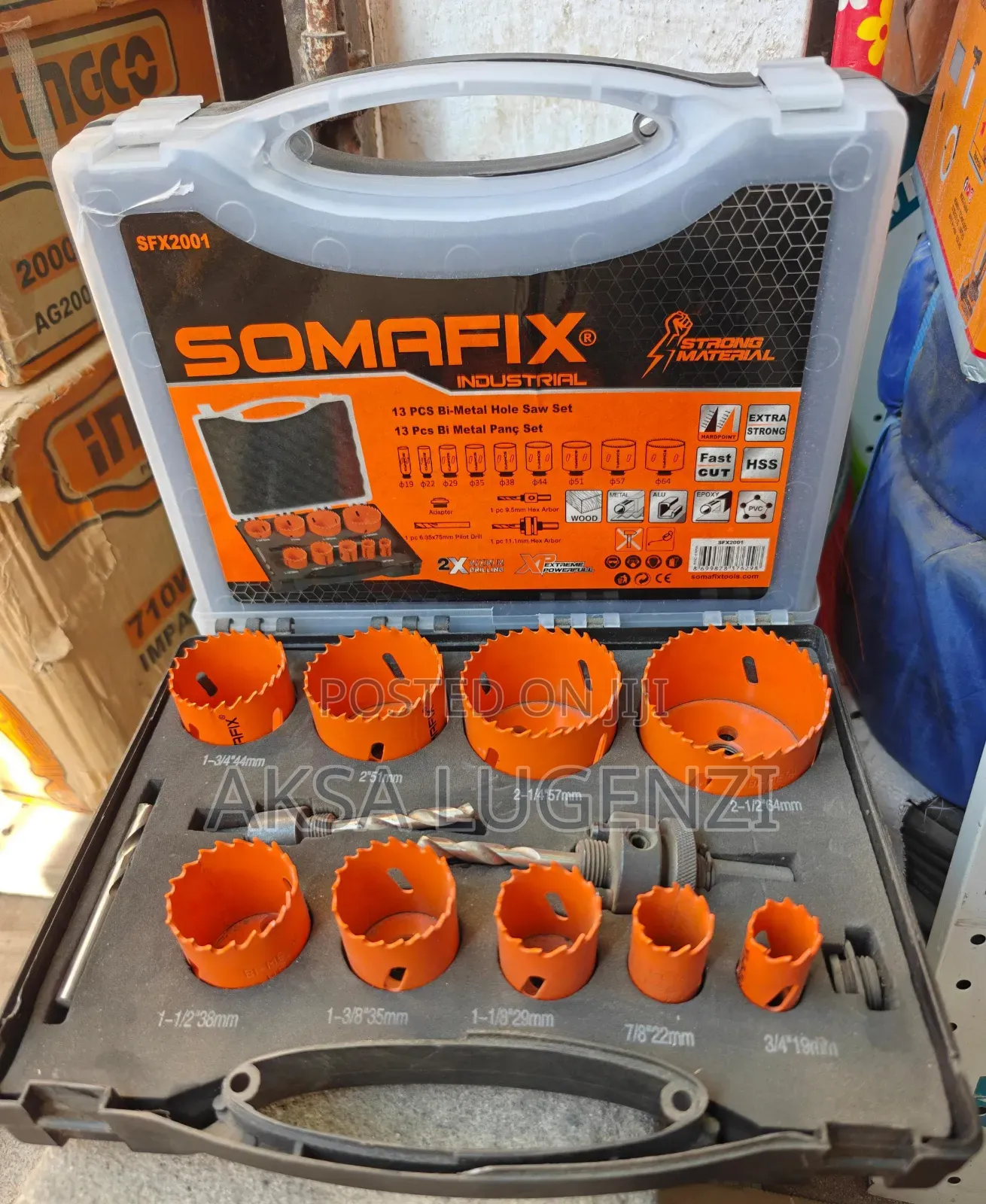 *13pcs Metal Hole Saw Set Somafix Heavy Duty* 