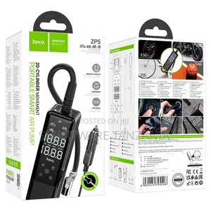 Hoco Zp5 Portable Smart Air Pump With Led Display Power Bank