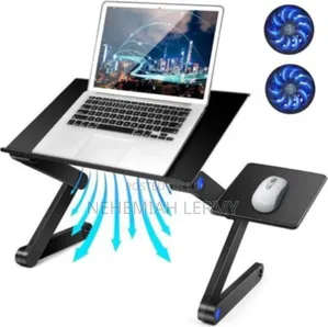 T8 Laptop Stand. Foldable With Cooling