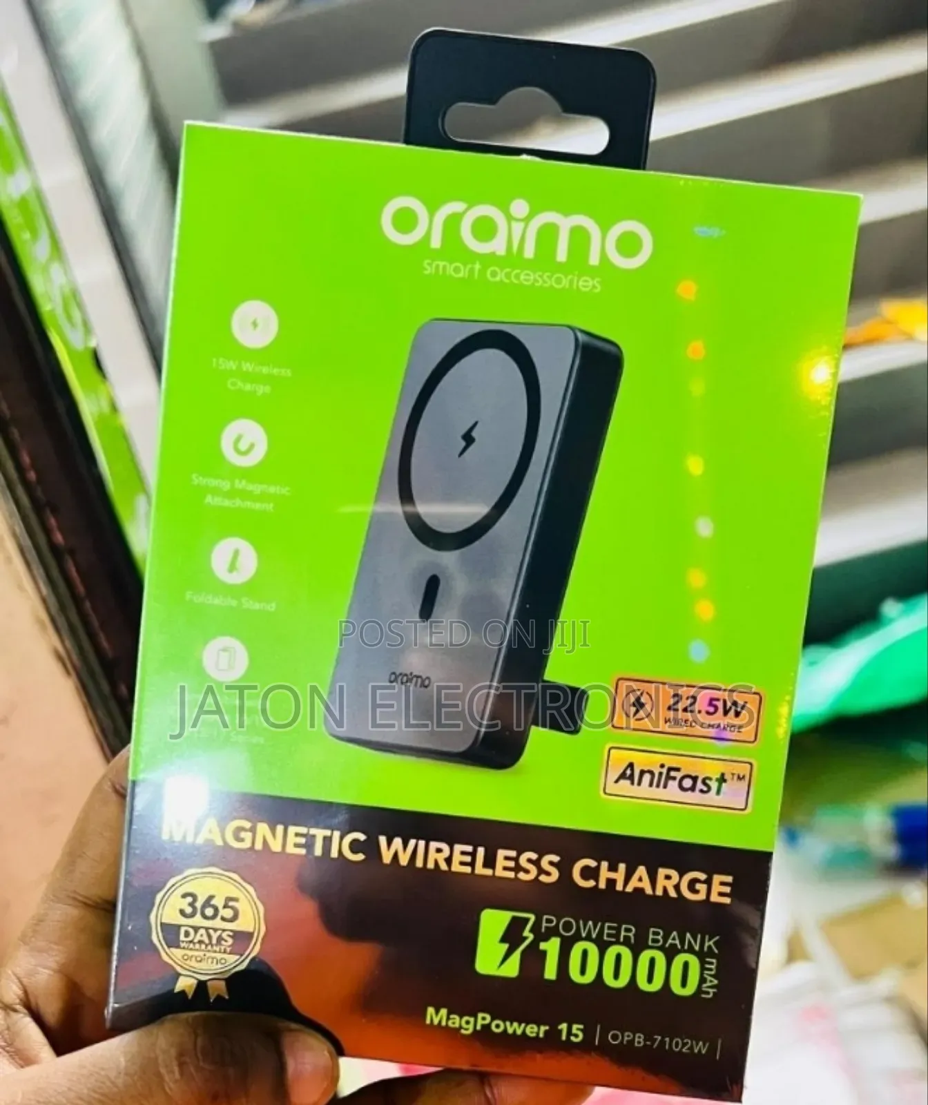 Oraimo Magnetic Wireless Charge Powerbank 10000mah