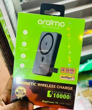 Oraimo Magnetic Wireless Charge Powerbank 10000mah