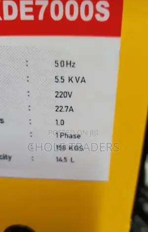 5.5kva Kingmax Diesel Generator