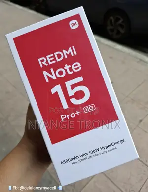 New Xiaomi Redmi Note 15 Pro+ 512 GB Black