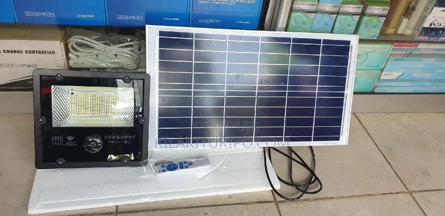 Solar Security Light With Camera 200W