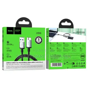 Hoco Us10 Usb 3.0 To Micro Usb Cable 50cm Fast Charging Data Sync