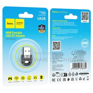Hoco Ua28 Mini Usb Bluetooth 5.1 Adapter Dongle For Pc Laptop