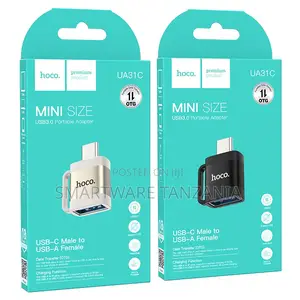 Hoco Ua31c Type-C Male to Usb-a Female Mini Otg Adapter Usb 3.0