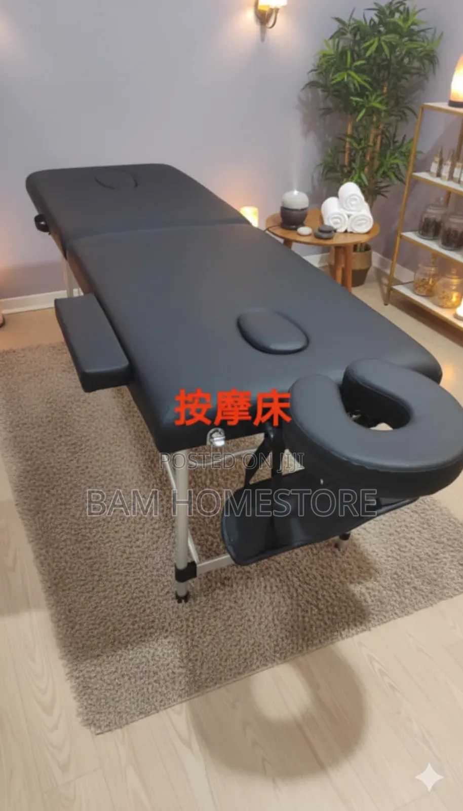 Portable Folding Massage Bed Spa Tattoo Beauty Couch With Carrying Bag