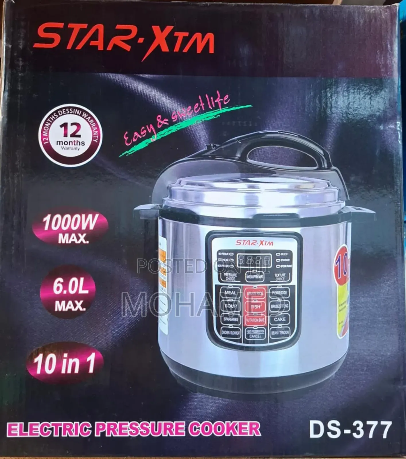 Star_xtm Pressure Cooker