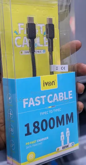 Ivon 2m Type-C to Type-C Fast Charging Cable