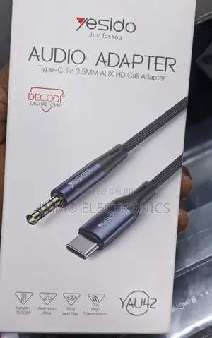 Yesido Yau42 Type-C to 3.5mm Aux Hd Call Adapter