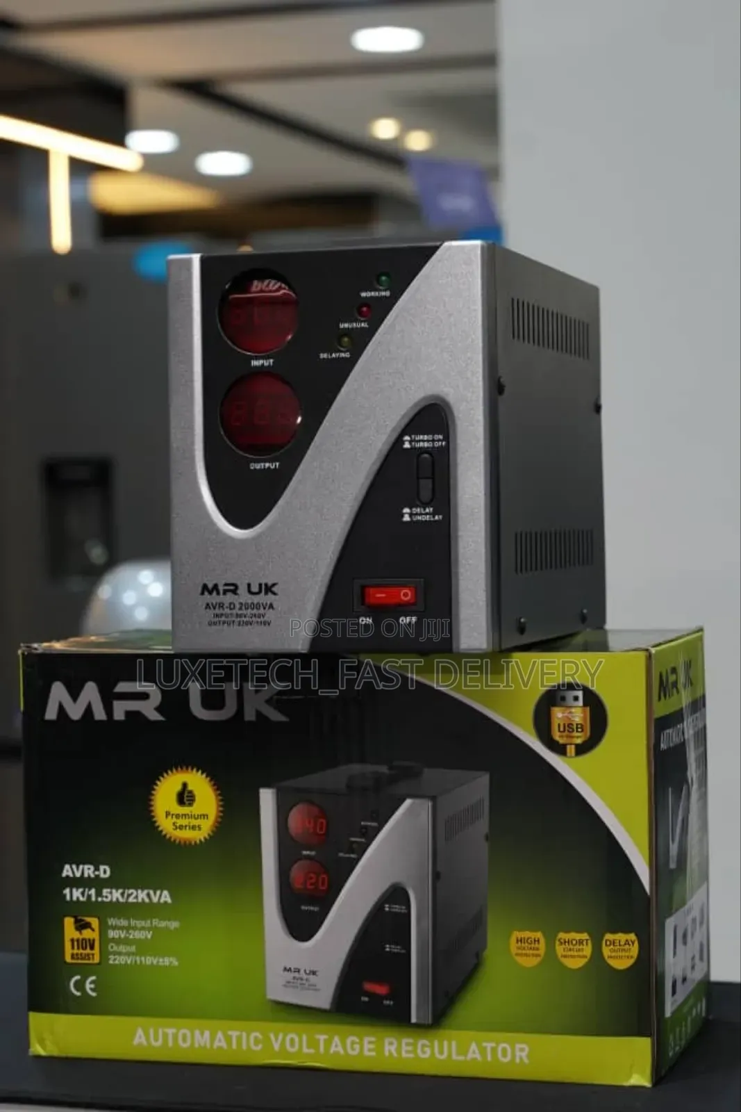 Mr Uk 2000w Automatic Voltage Regulator (Stabilizer)