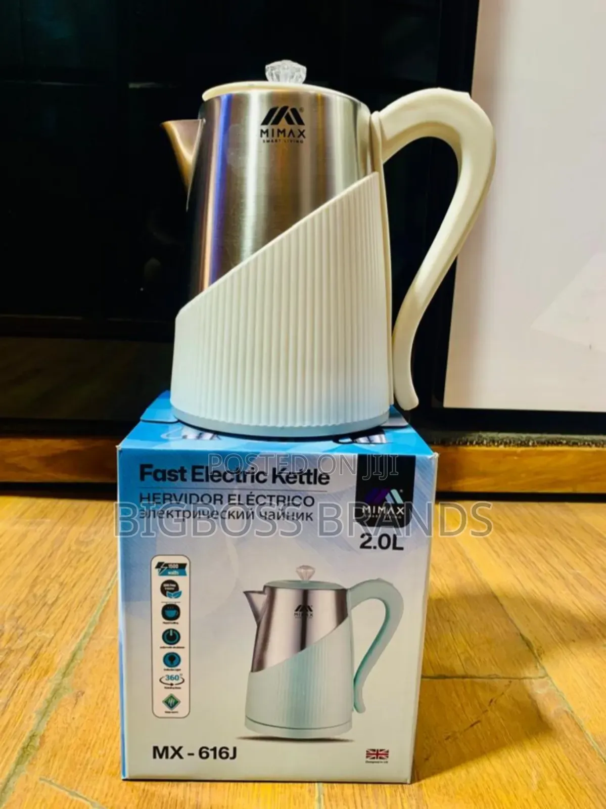 Mimax Electric Hot Water Kettle Mx-616j 2 Liters