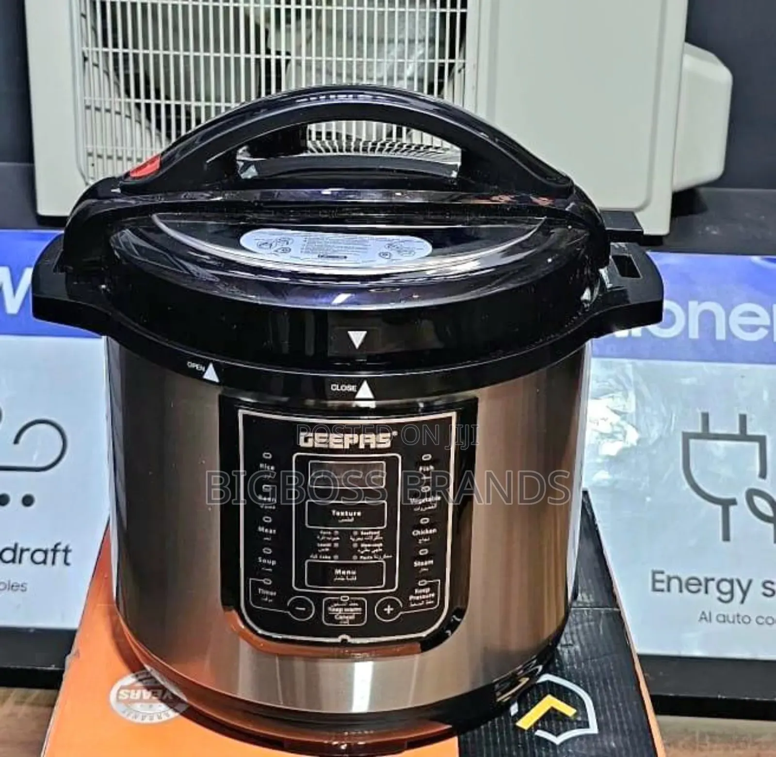 Geepas Pressure Cooker Gmc35029
8 Litres (Digital)