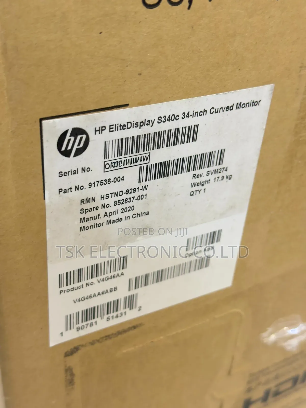 Hp Elite Display S340c