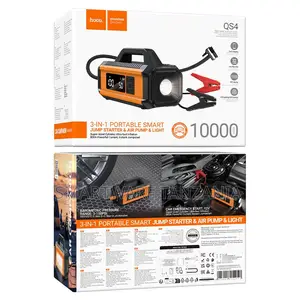 Hoco Qs4 3-in-1 Car Jump Starter Air Pump Light 10000mah 800a