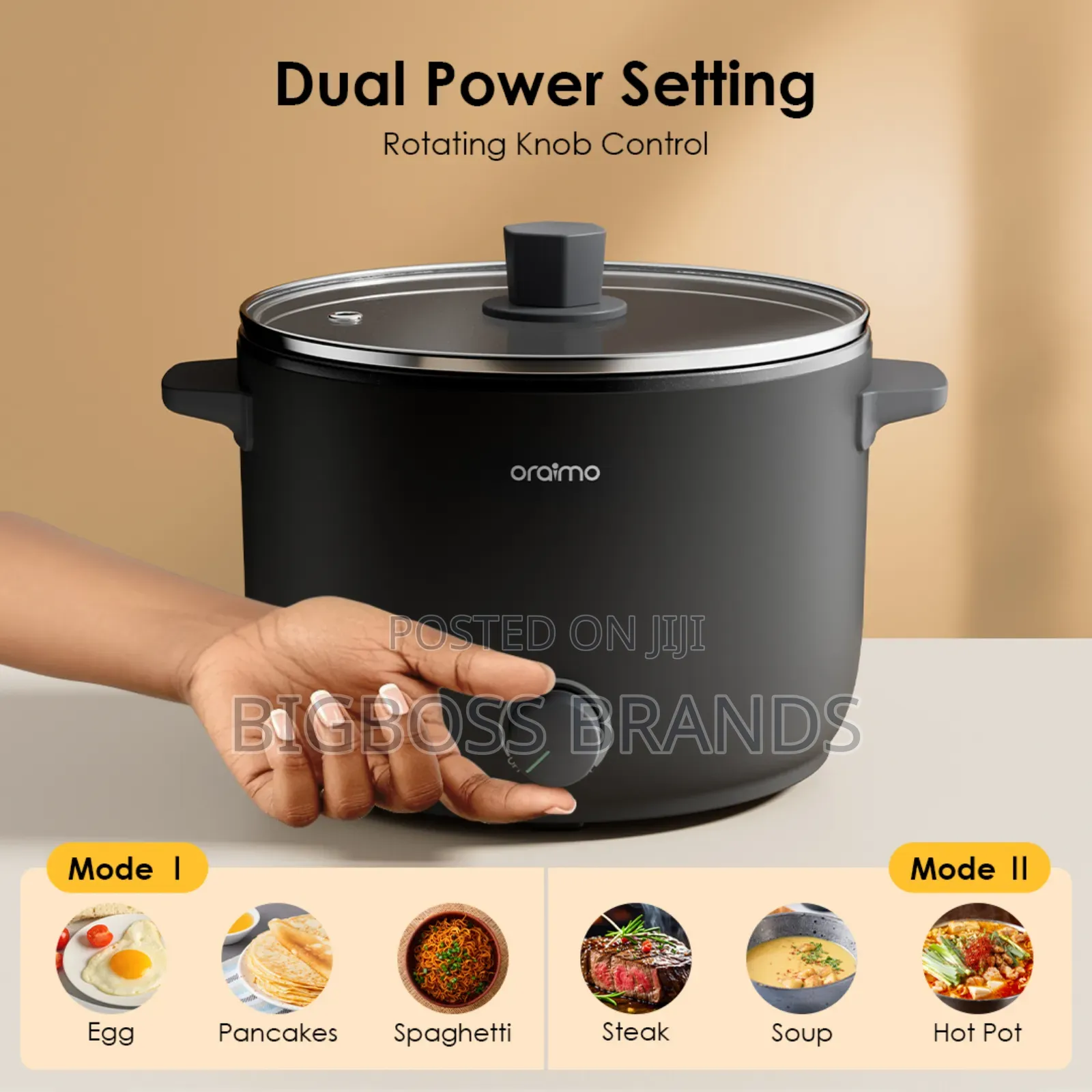 Oraimo Smartcooker 1000w 3l Electric Cooker