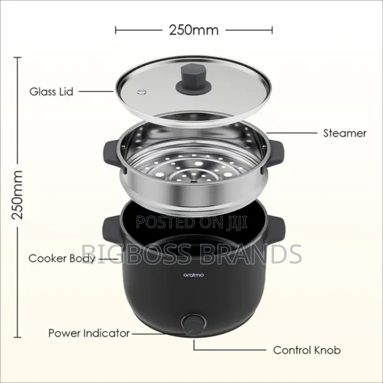 Oraimo Smartcooker 1000w 3l Electric Cooker
