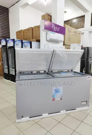 Roch Freezer Liter 508 Double Door Slide Door in Side Energy Saving.