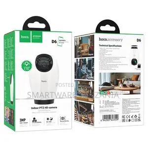 Hoco D6 Indoor Ptz Camera 3mp Wifi Smart Home Security White