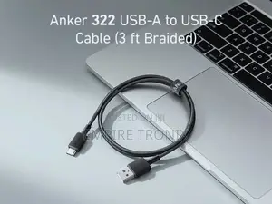 Anker 322 Powerline Usb-a to Usb-C Cable A81h521 3ft